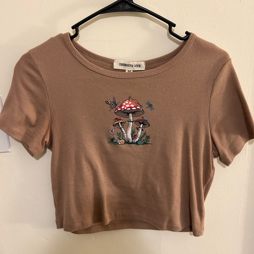 Brown mushroom top
